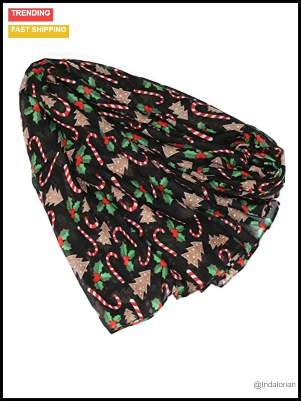 Elegant Floral Chiffon Scarf Lightweight Wrap for Women